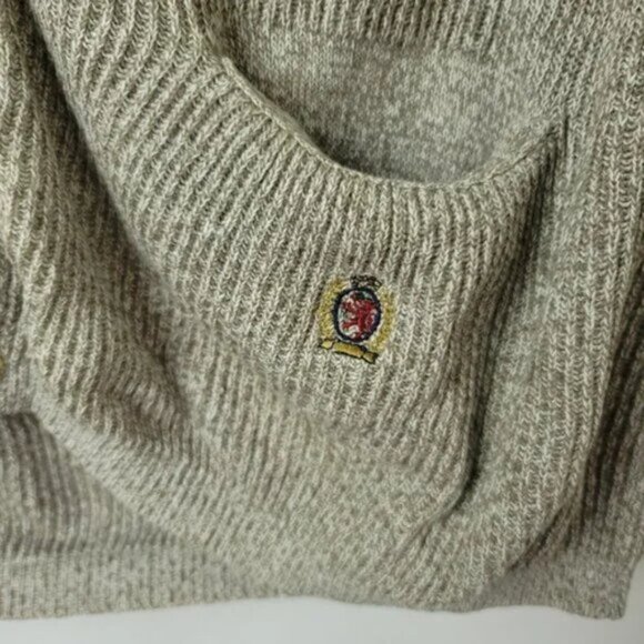 Tommy Hilfiger Men's Sweater Vest Vintage Button Front Knit Size L - Picture 7 of 10